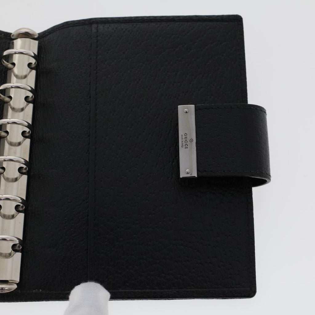 GUCCI GG Canvas Day Planner Cover Black 115240 yk7976