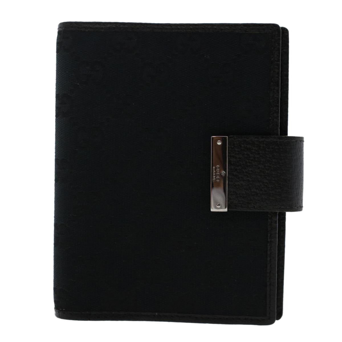 GUCCI GG Canvas Day Planner Cover Black 115240 yk7976