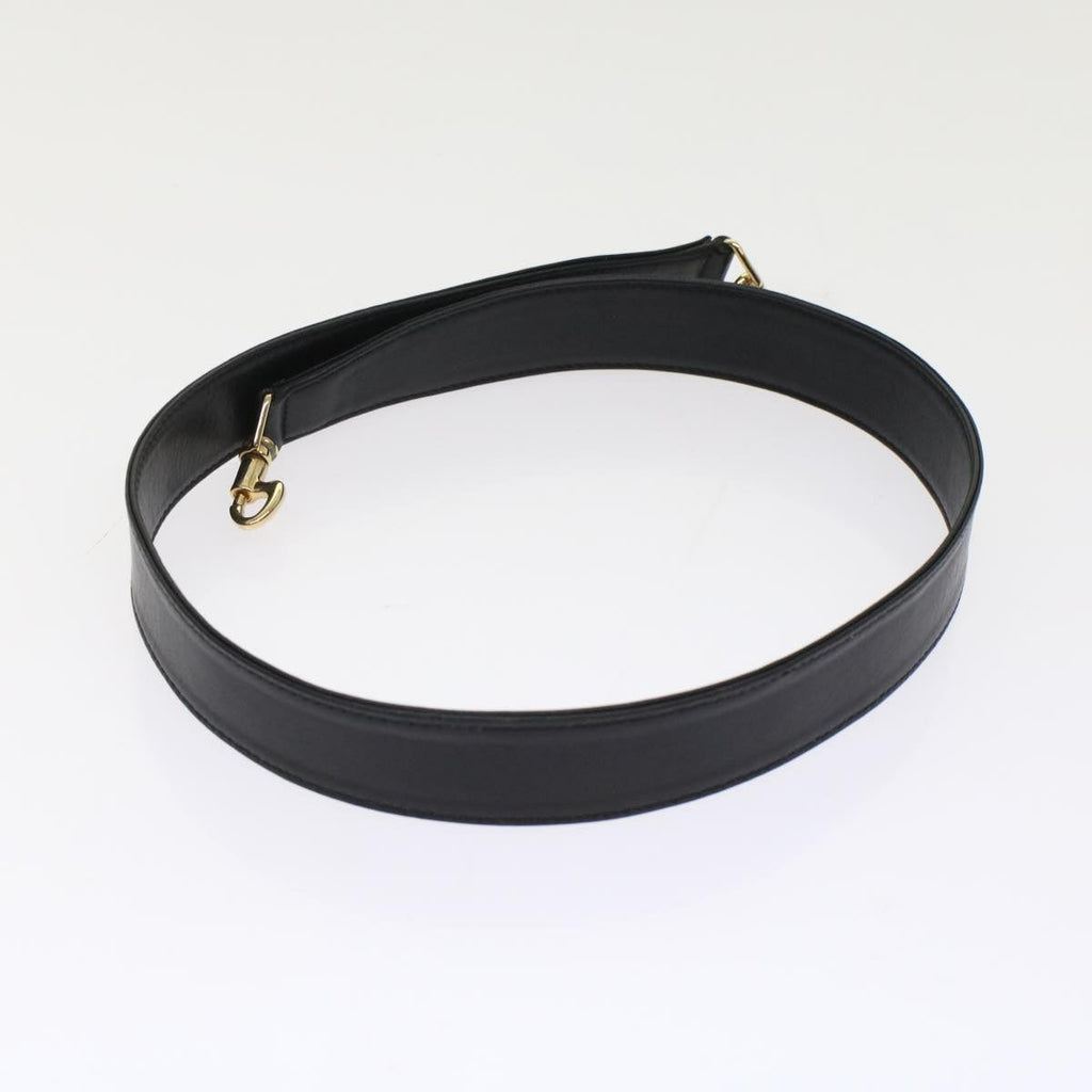 GUCCI Bamboo Shoulder Bag Leather 2way Black 001.2058.1577.0 yk8007B