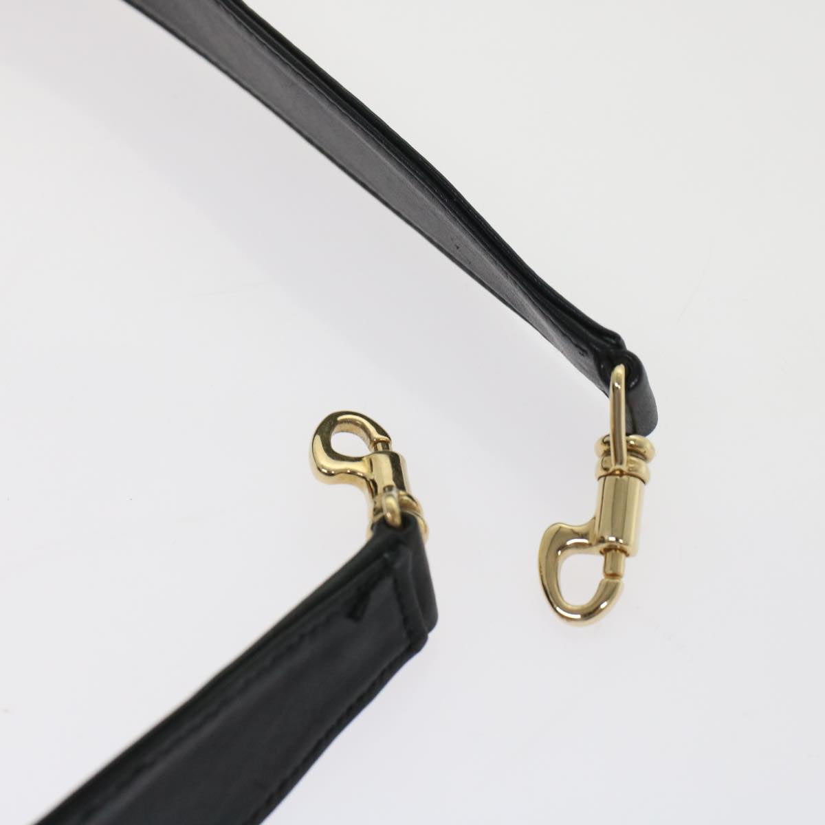 GUCCI Bamboo Shoulder Bag Leather 2way Black 001.2058.1577.0 yk8007B