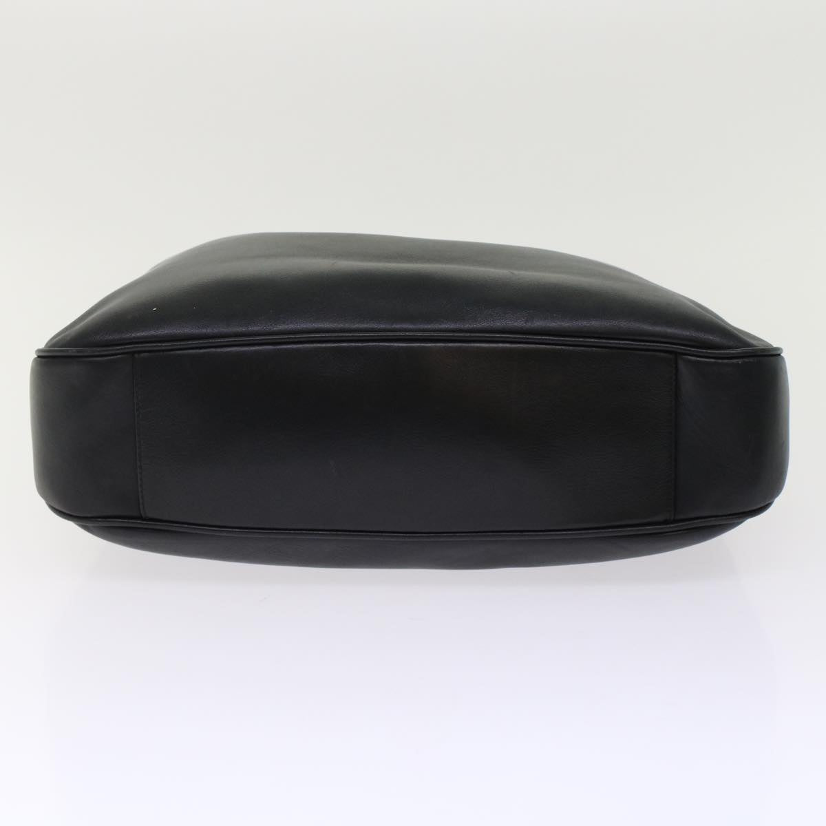 GUCCI Bamboo Shoulder Bag Leather 2way Black 001.2058.1577.0 yk8007B