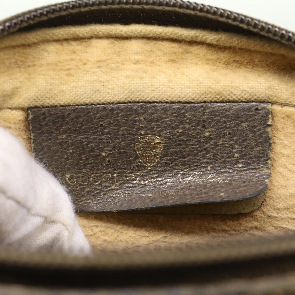 GUCCI GG Canvas Web Sherry Line Clutch Bag Beige Red Green 56.01.012 yk8055
