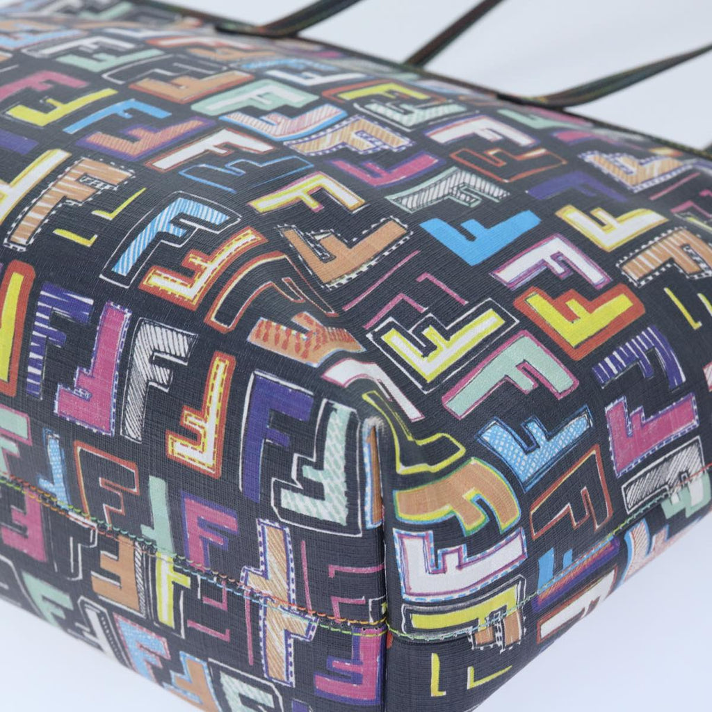 FENDI Zucca Canvas Tote Bag Multicolor 8BH185 yk8065