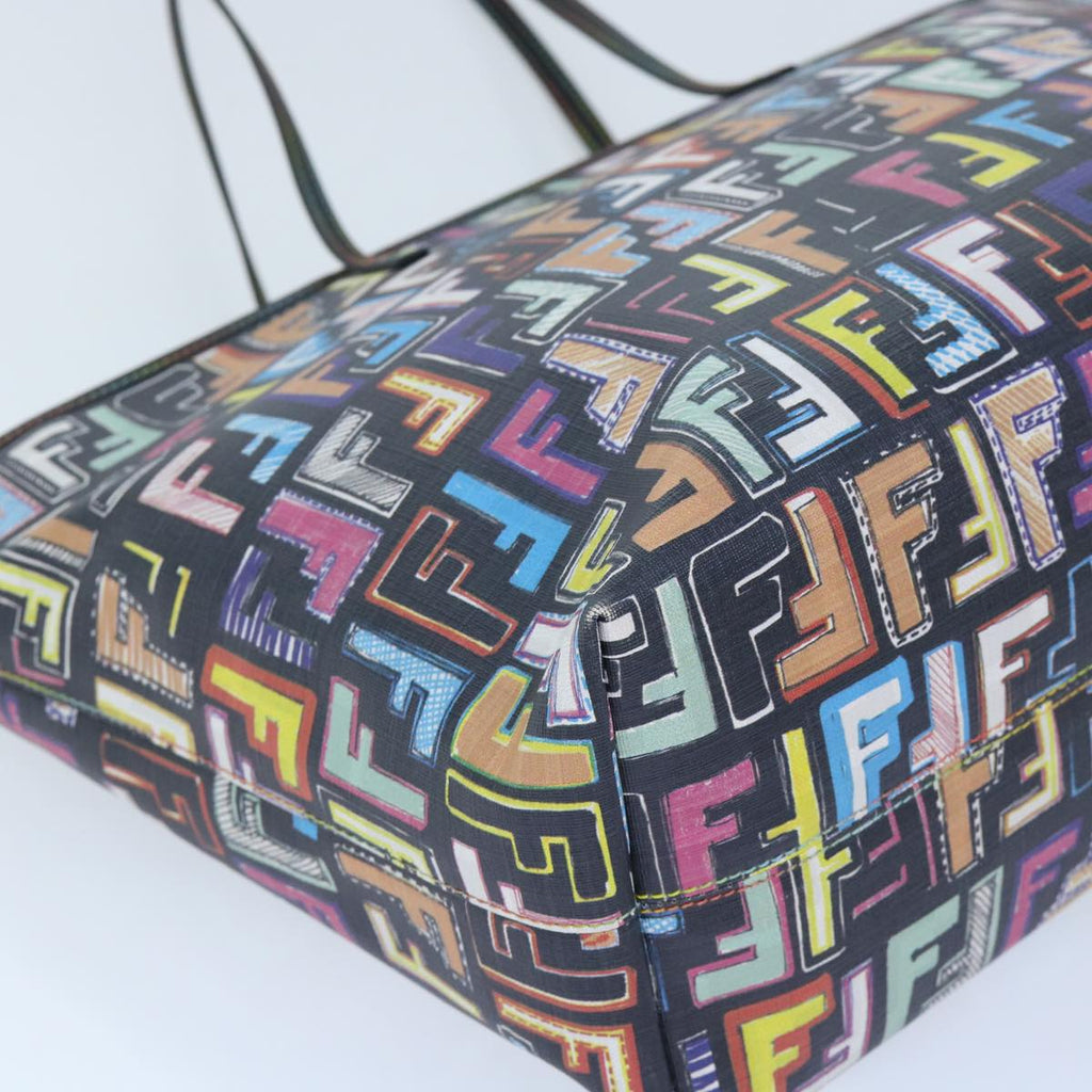 FENDI Zucca Canvas Tote Bag Multicolor 8BH185 yk8065