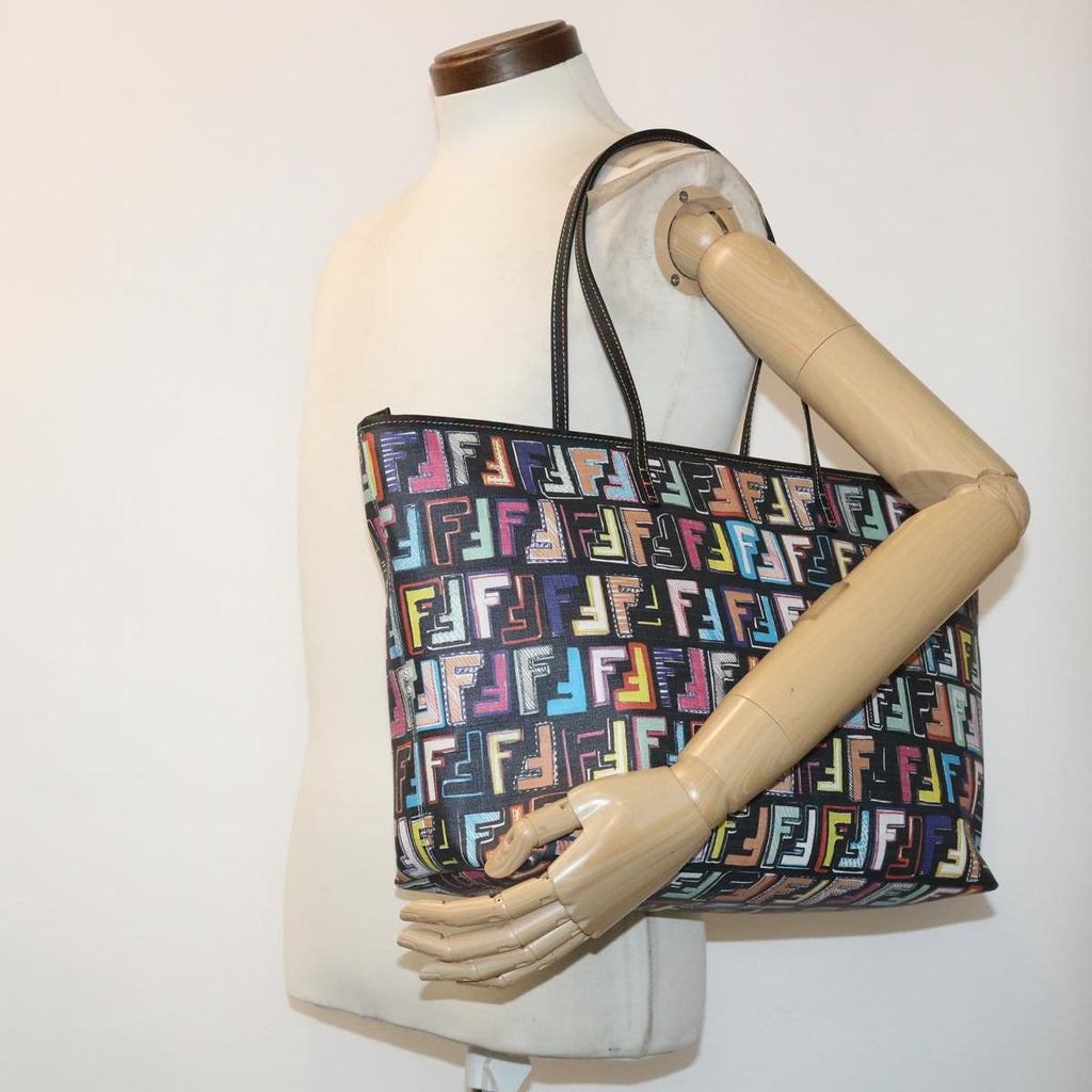 FENDI Zucca Canvas Tote Bag Multicolor 8BH185 yk8065