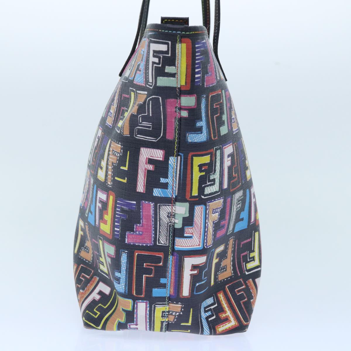 FENDI Zucca Canvas Tote Bag Multicolor 8BH185 yk8065