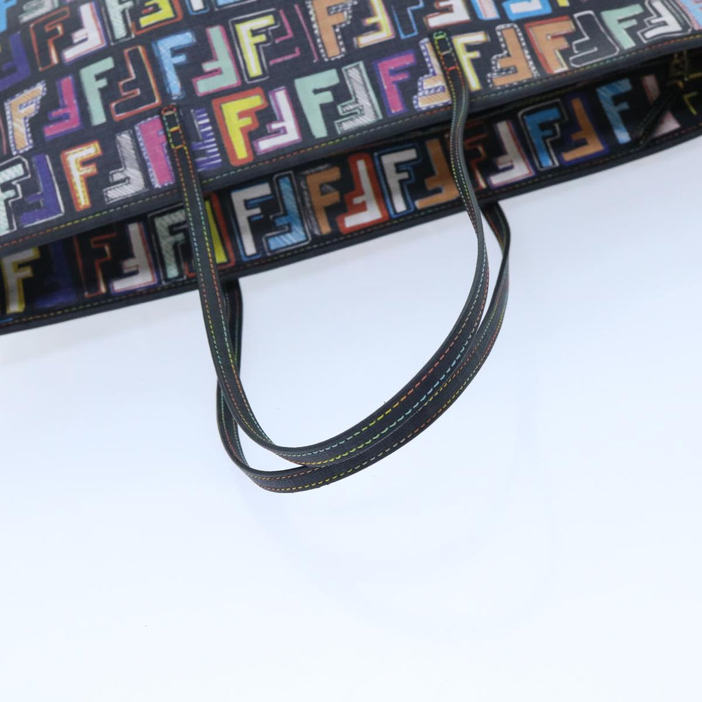 FENDI Zucca Canvas Tote Bag Multicolor 8BH185 yk8065