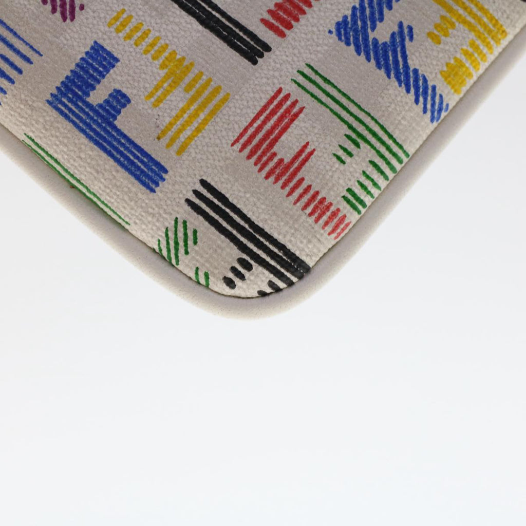 FENDI Zucchino Canvas Coin Purse Multicolor 8AP005 yk8073
