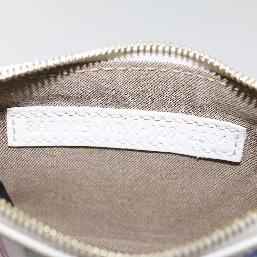 FENDI Zucchino Canvas Coin Purse Multicolor 8AP005 yk8073