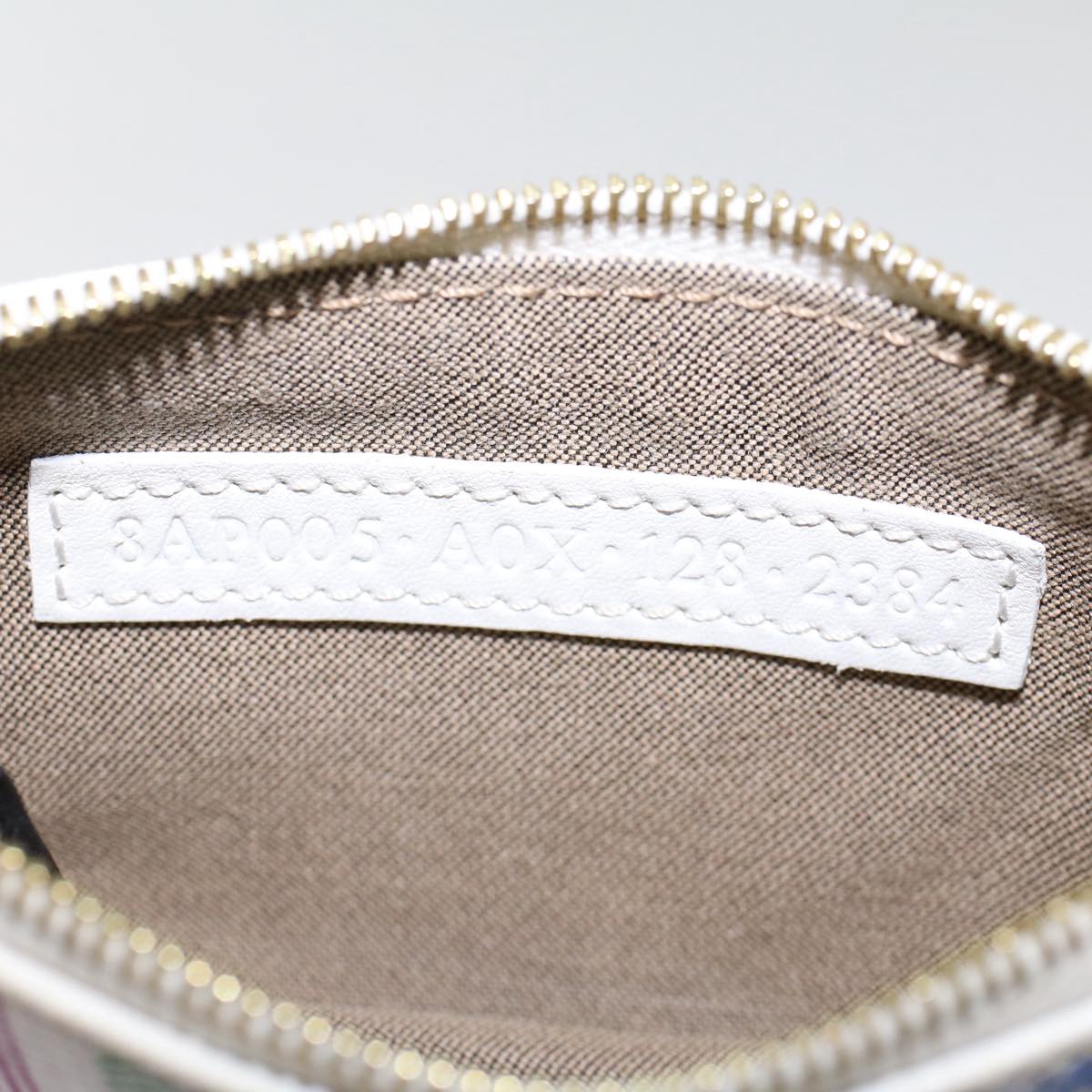 FENDI Zucchino Canvas Coin Purse Multicolor 8AP005 yk8073