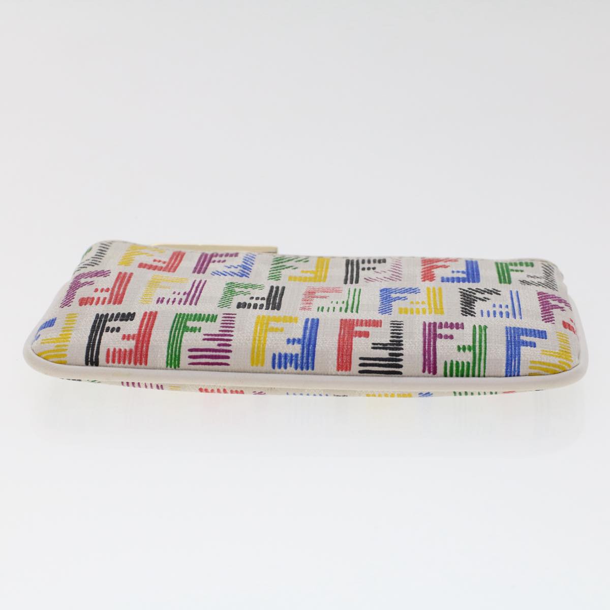 FENDI Zucchino Canvas Coin Purse Multicolor 8AP005 yk8073