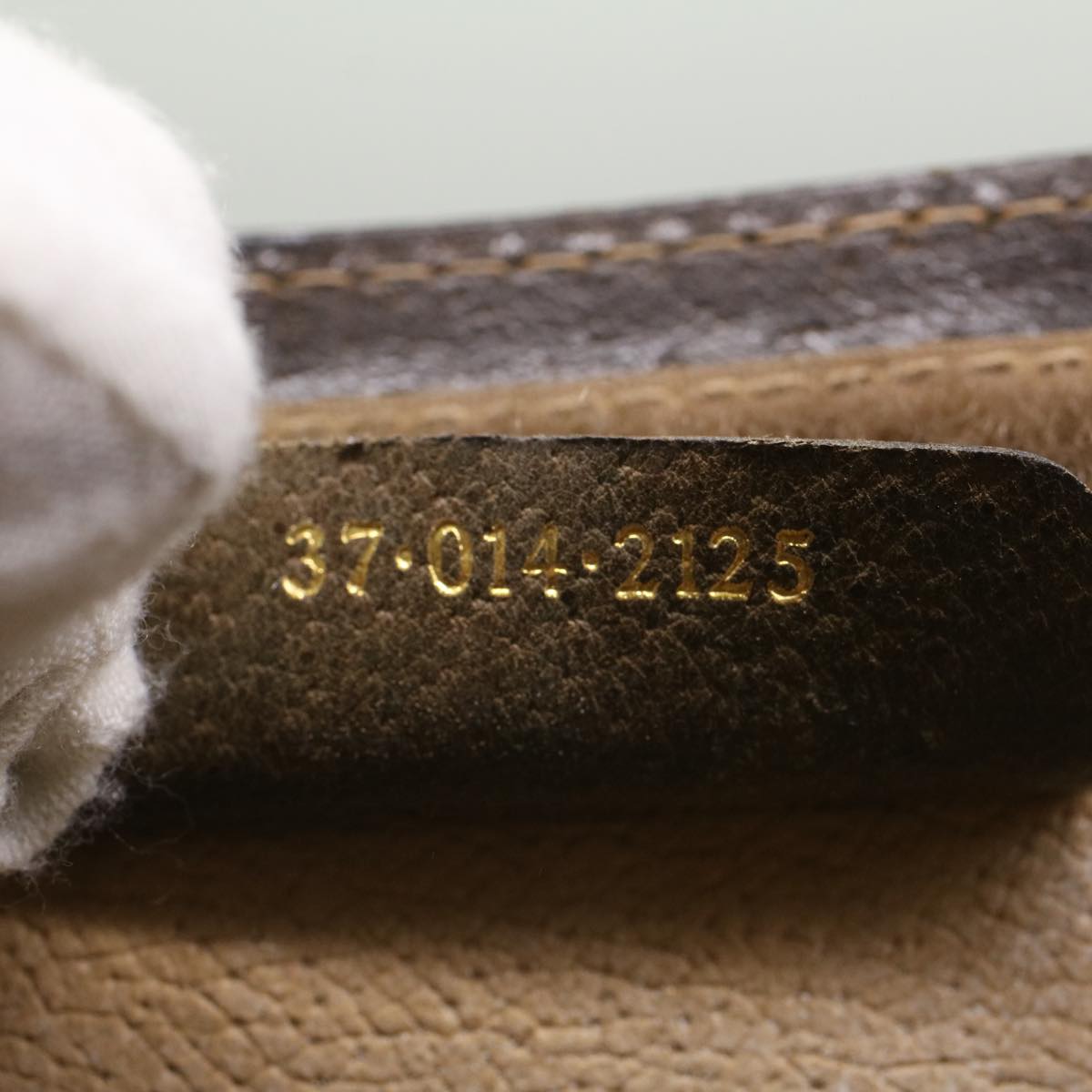 GUCCI GG Canvas Web Sherry Line Clutch Bag Beige Red 37.014.2125 yk8078