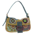 FENDI Mamma Baguette Shoulder Bag Beads Multicolor yk8154A