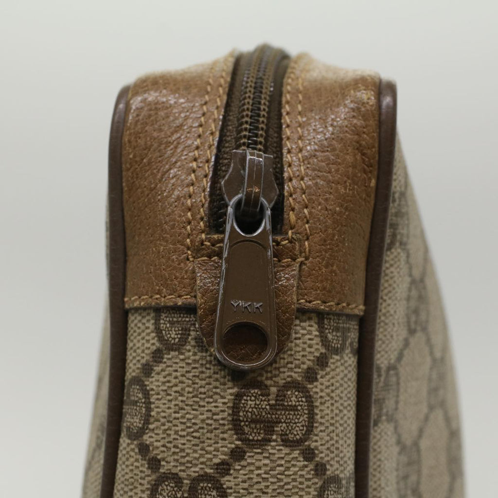 GUCCI GG Canvas Web Sherry Line Clutch Bag Beige Red Green 89.01.012 yk8156