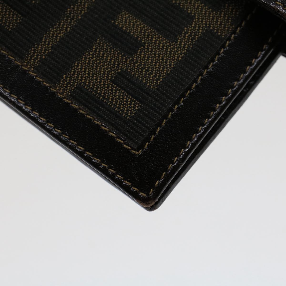 FENDI Zucca Canvas Day Planner Cover Black Brown yk8175