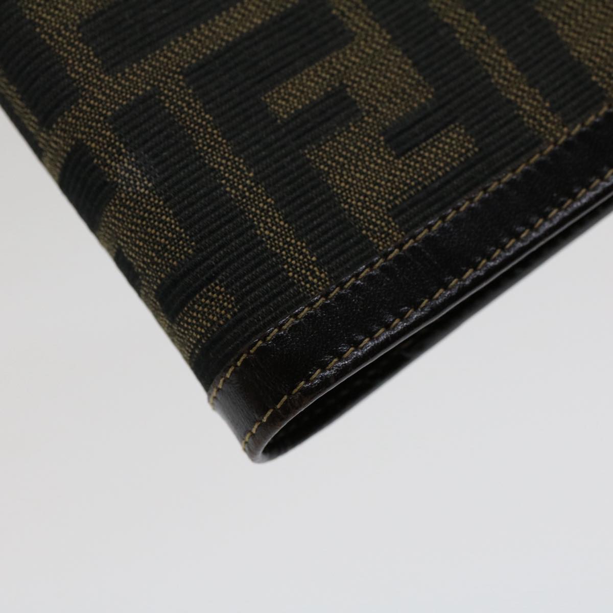 FENDI Zucca Canvas Day Planner Cover Black Brown yk8175