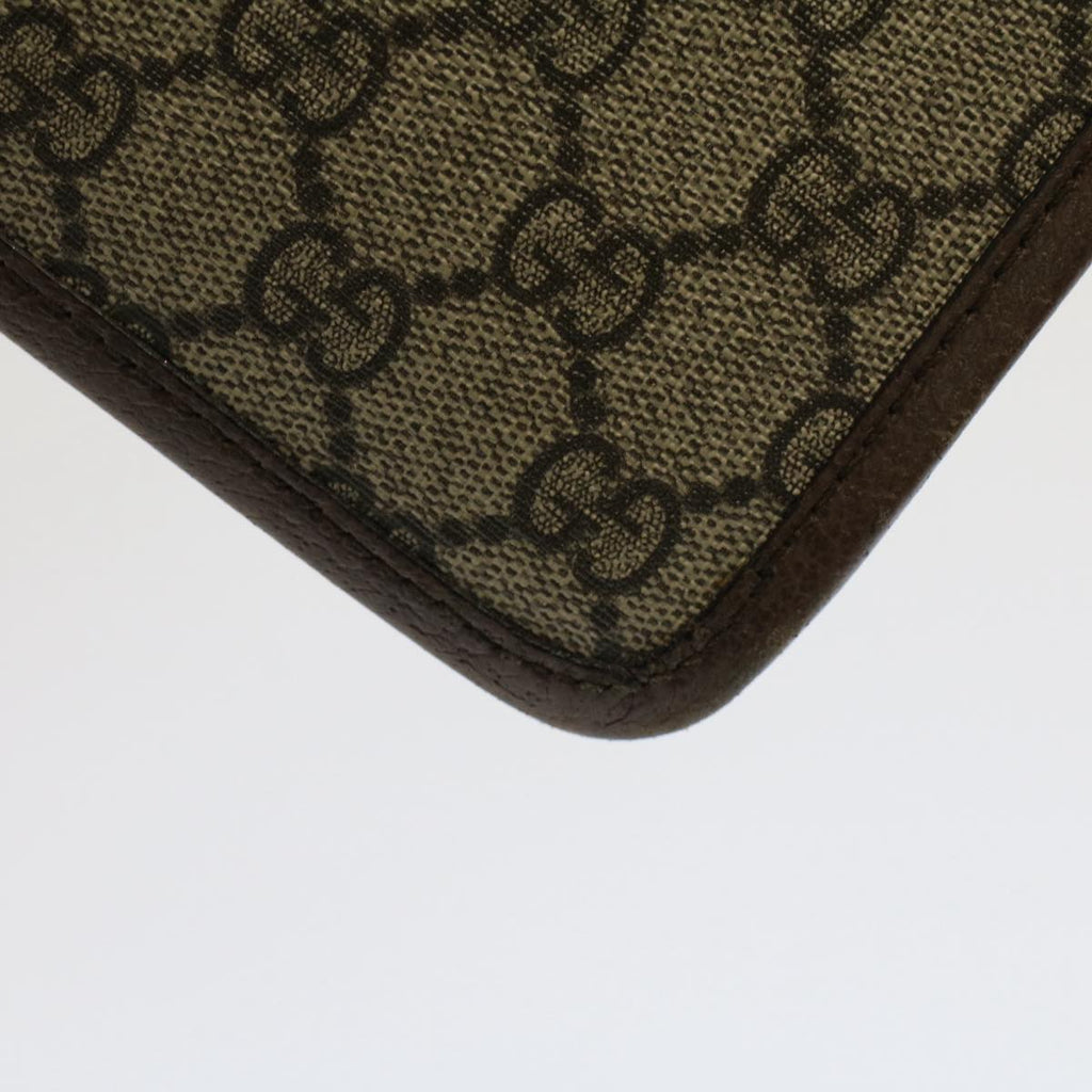 GUCCI GG Canvas Web Sherry Line Clutch Bag Beige Red Green 597619 yk8206