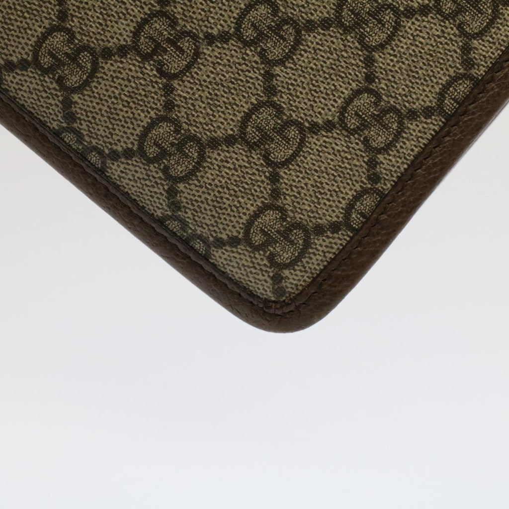 GUCCI GG Canvas Web Sherry Line Clutch Bag Beige Red Green 597619 yk8206