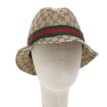 GUCCI GG Canvas Web Sherry Line Hat L Beige Red Green yk8211