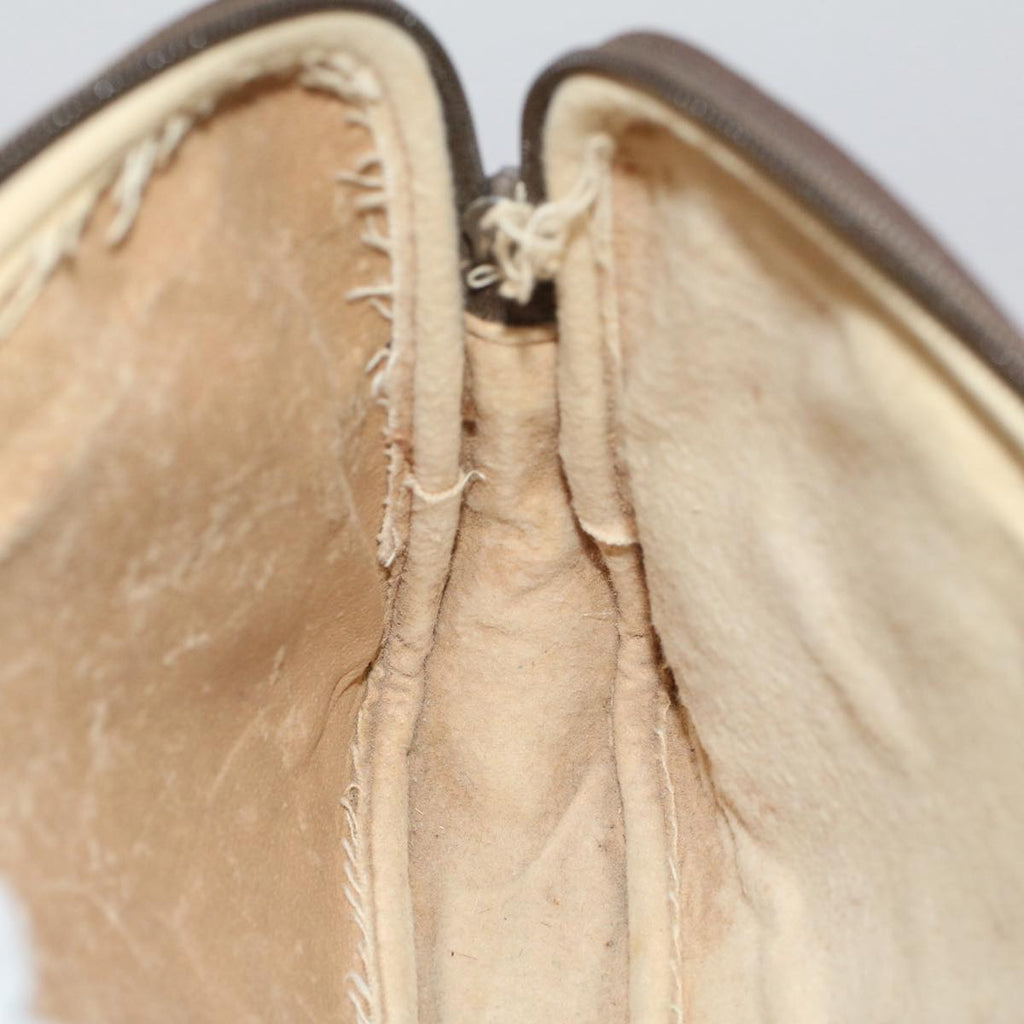 GUCCI GG Canvas Shoulder Bag PVC Leather Beige 97.02.068 yk8228