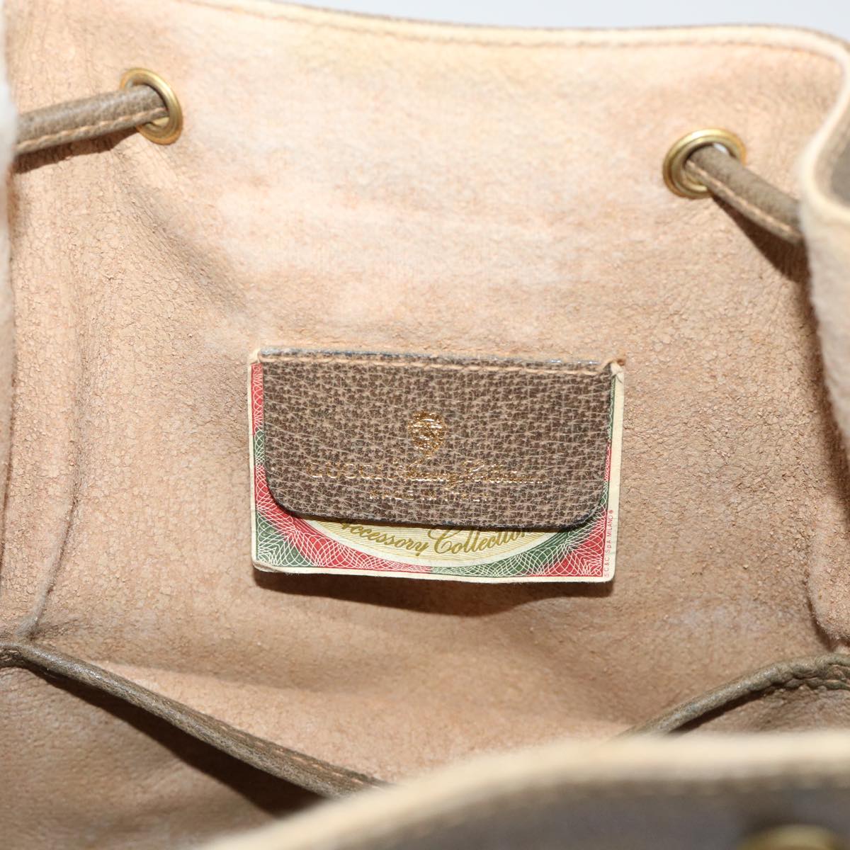 GUCCI GG Canvas Web Sherry Line Shoulder Bag Beige Green 41.02.034 yk8237