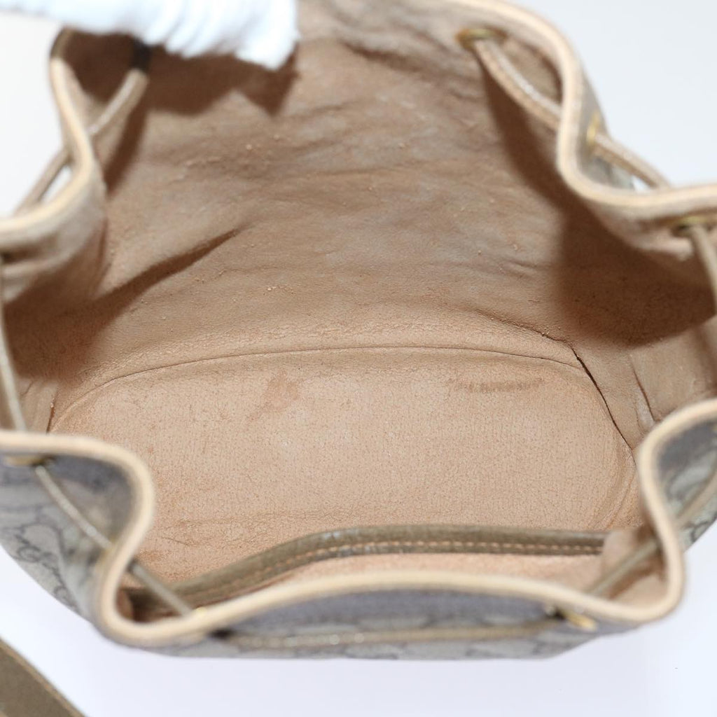 GUCCI GG Canvas Web Sherry Line Shoulder Bag Beige Green 41.02.034 yk8237