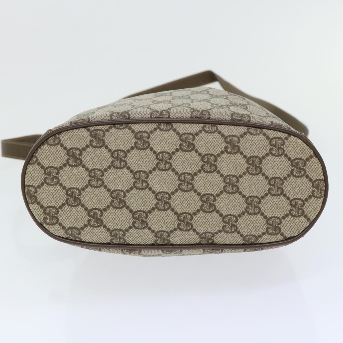 GUCCI GG Canvas Web Sherry Line Shoulder Bag Beige Green 41.02.034 yk8237