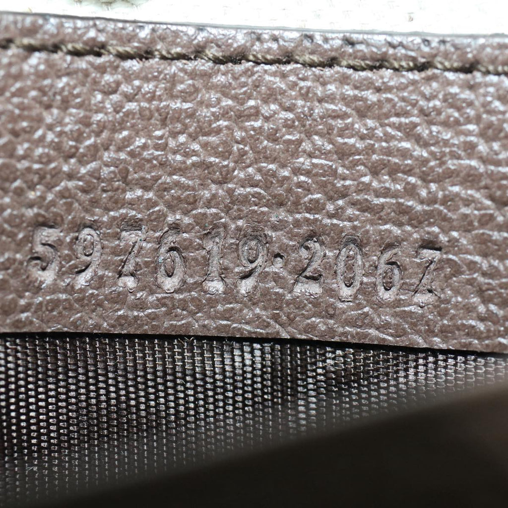 GUCCI GG Canvas Web Sherry Line Clutch Bag Beige Red Green 597619 yk8242