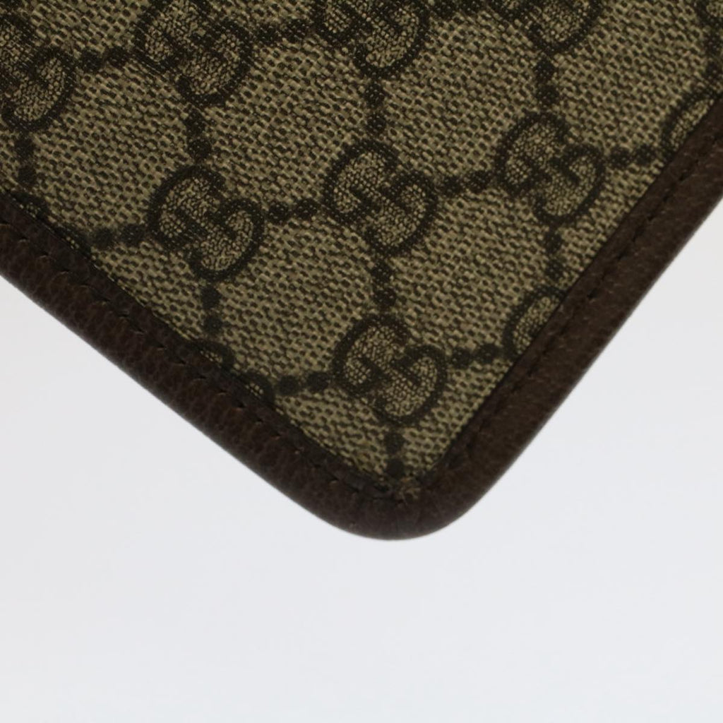 GUCCI GG Canvas Web Sherry Line Clutch Bag Beige Red Green 597619 yk8242
