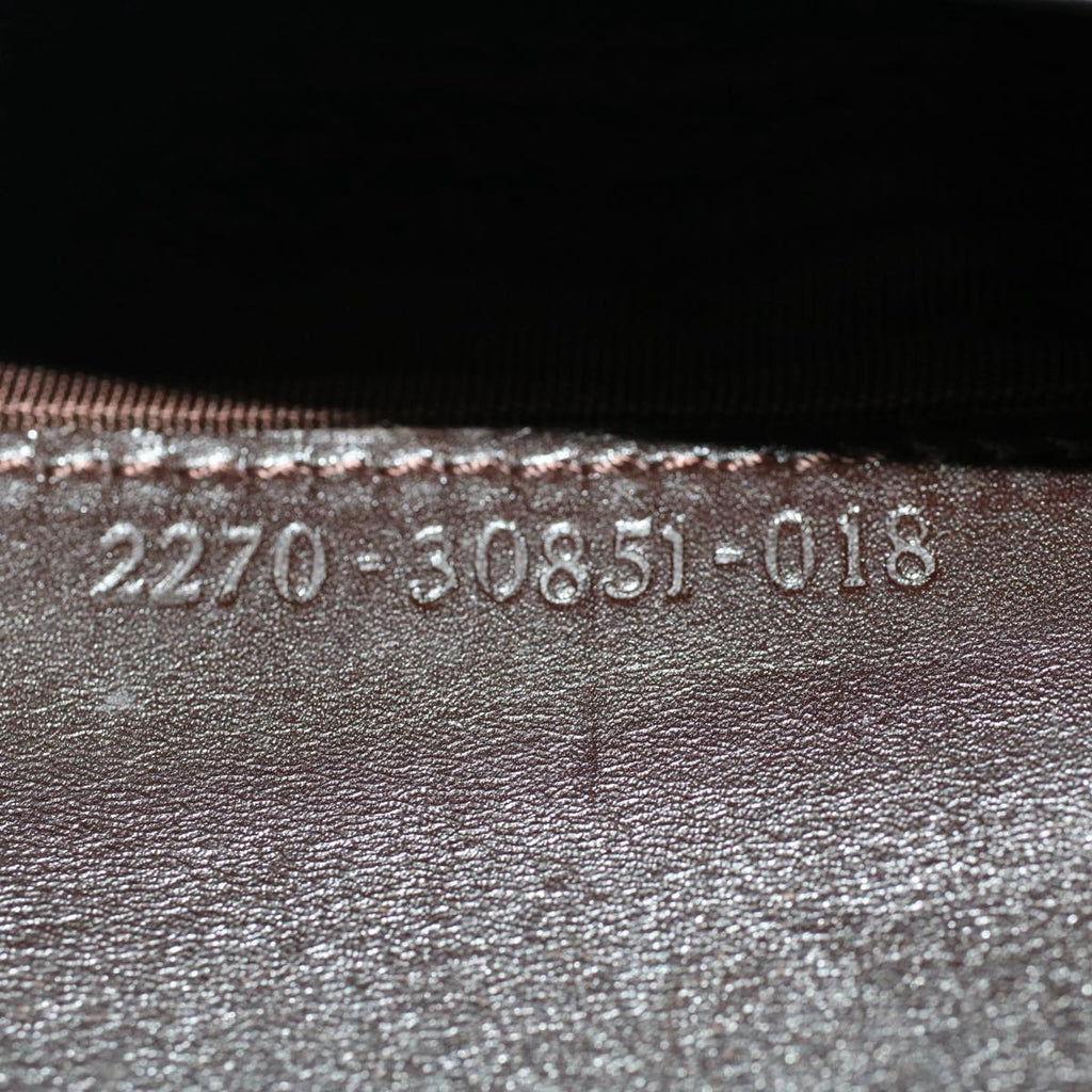 FENDI Zucca Canvas Wallet Black Brown yk8305