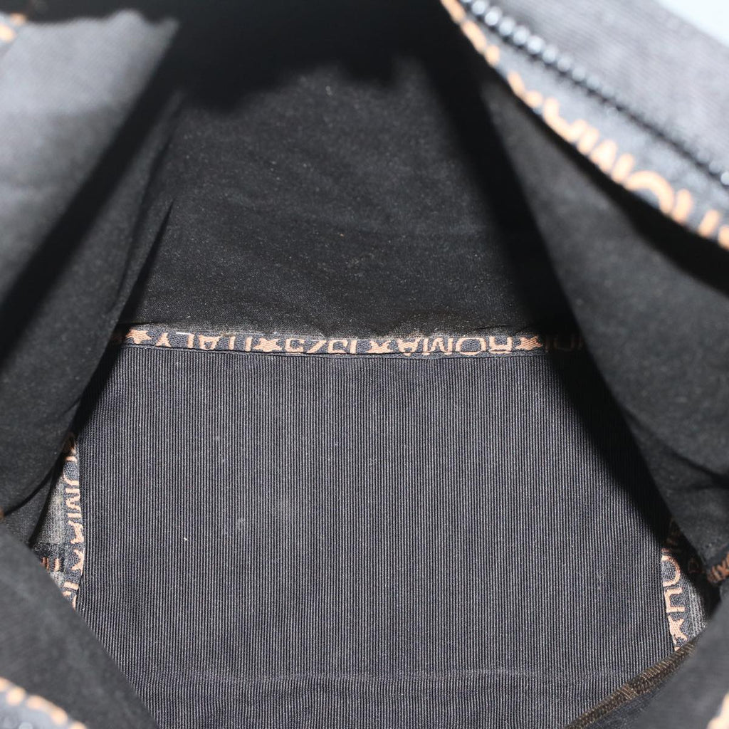 FENDI Hand Bag Nylon Black yk8325