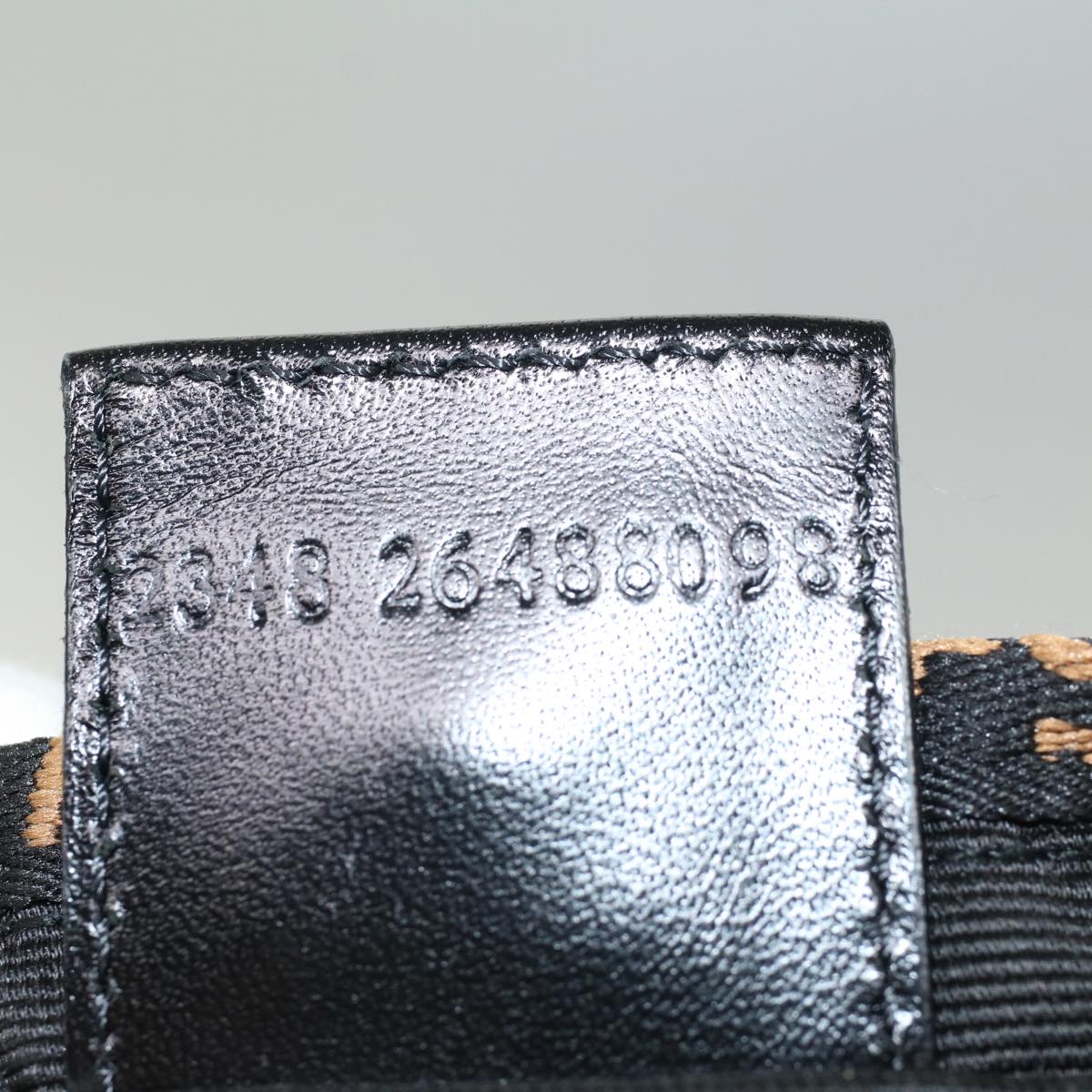 FENDI Hand Bag Nylon Black yk8325
