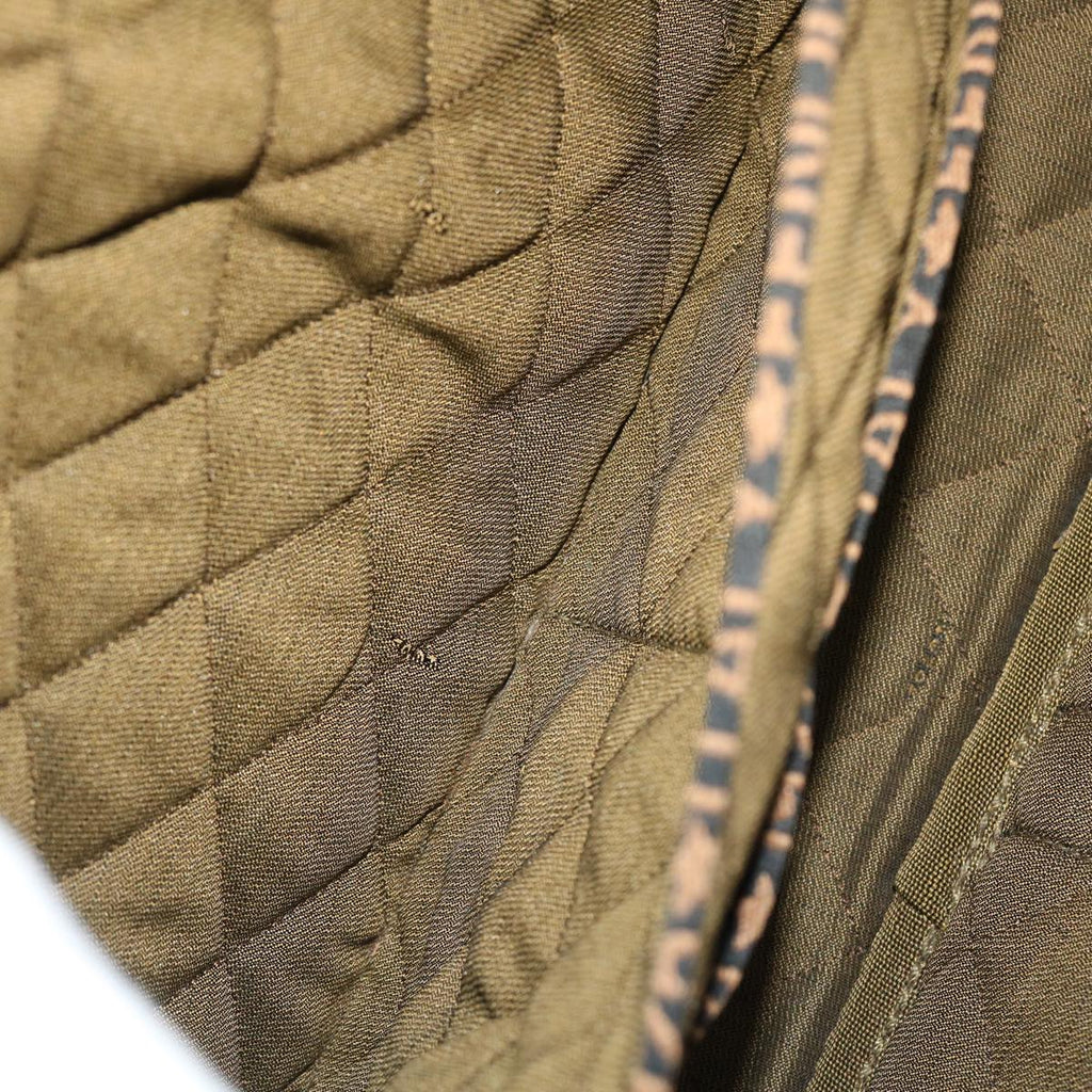 FENDI Zucca Canvas Hand Bag Black Brown yk8377B