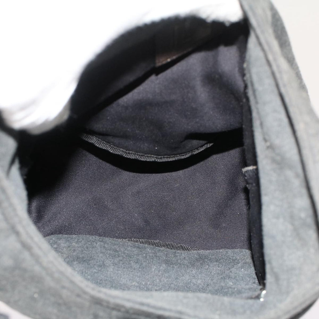 FENDI Mamma Baguette Shoulder Bag Cotton Gray 2354 26686 099 yk8388B