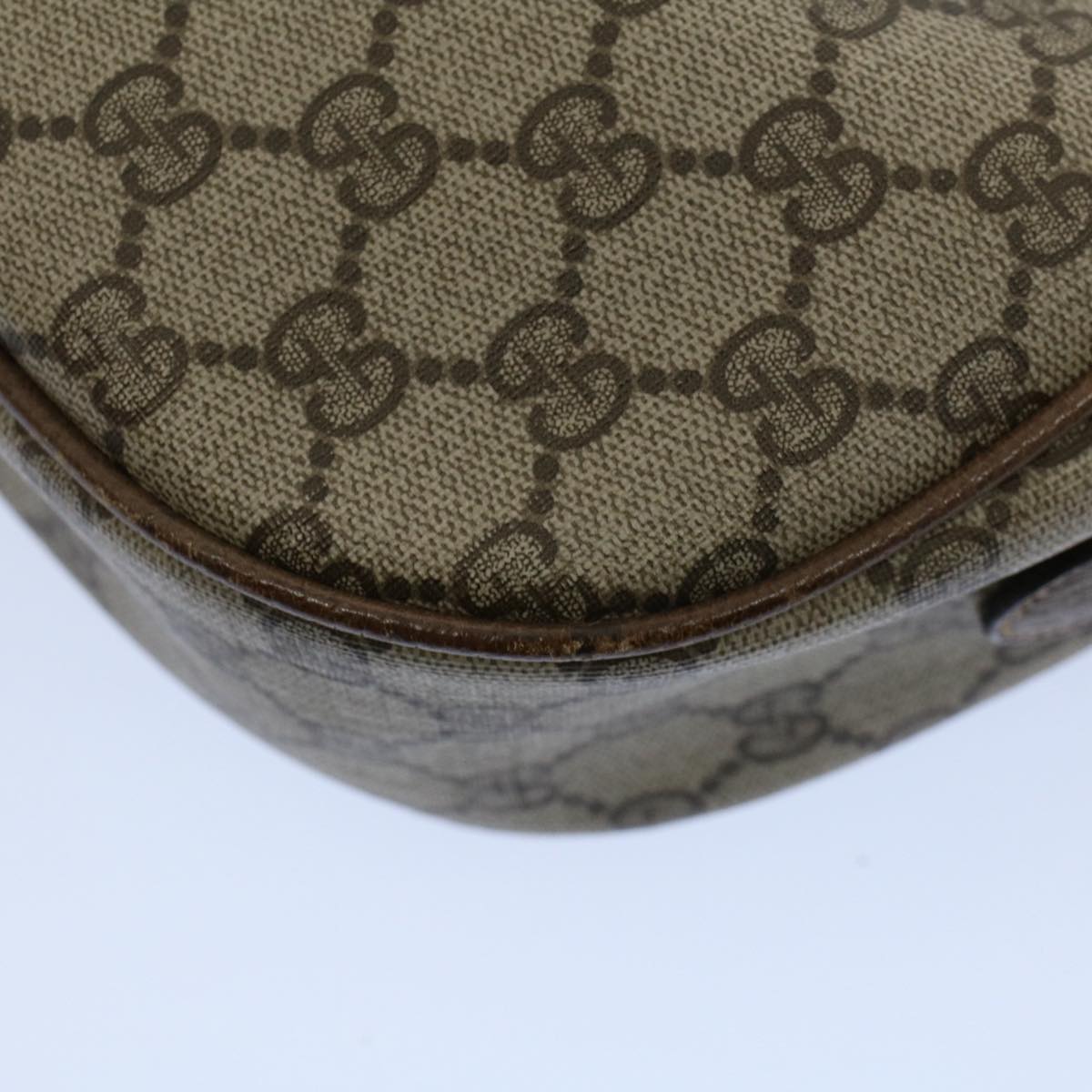 GUCCI GG Canvas Web Sherry Line Shoulder Bag Beige Green Red yk8510