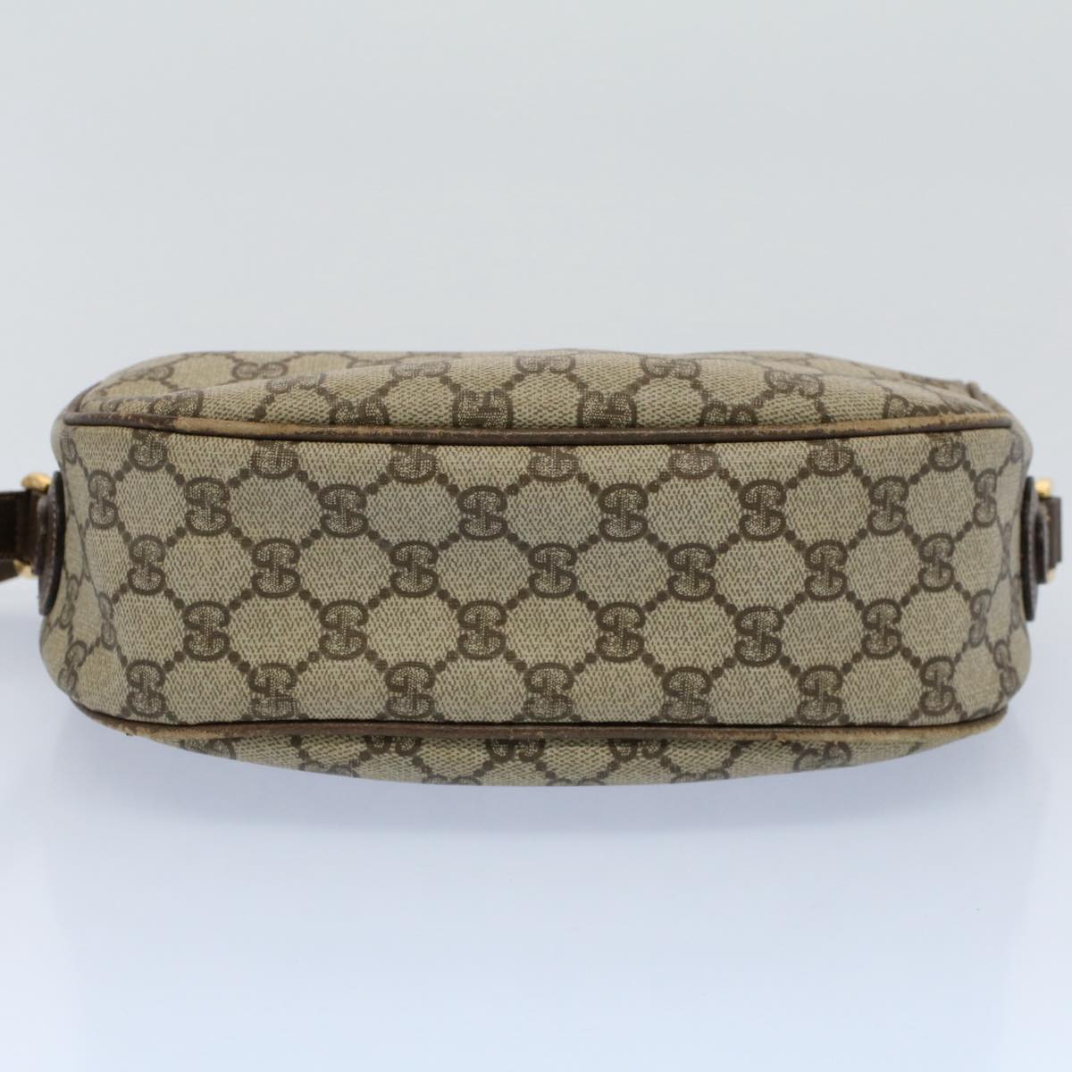 GUCCI GG Canvas Web Sherry Line Shoulder Bag Beige Red 001 115 0918 yk8549