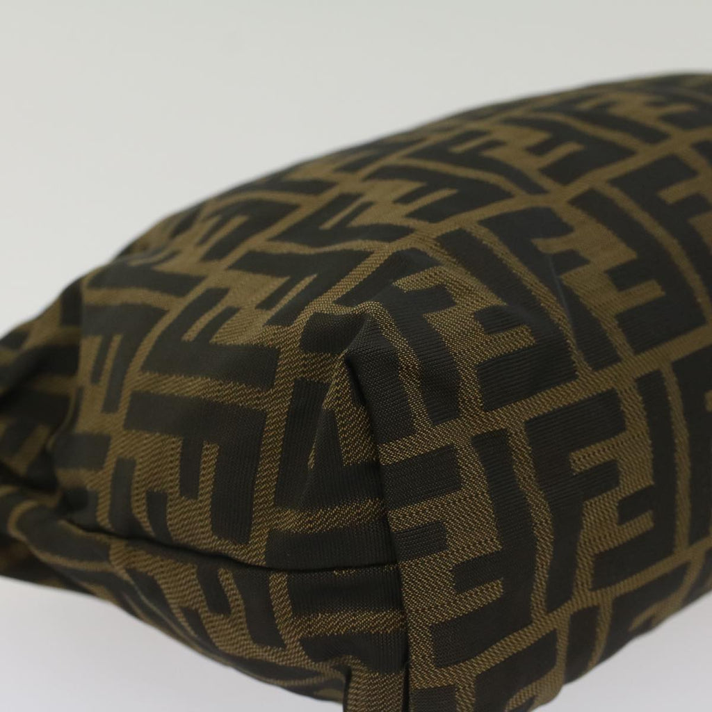 FENDI Zucca Canvas Pouch Black Brown yk8572