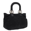 FENDI Hand Bag Nylon Black yk8577