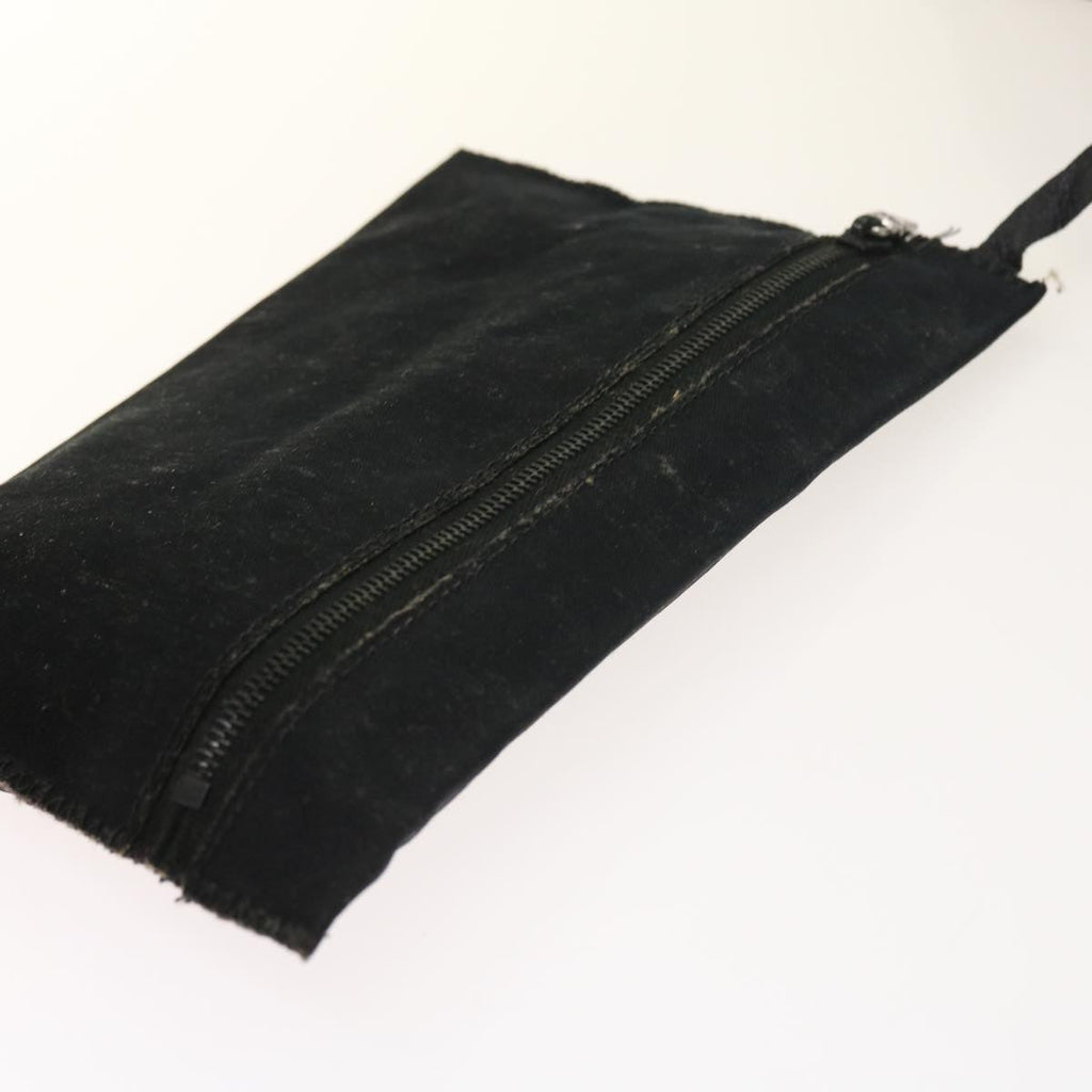 FENDI Hand Bag Nylon Black yk8577