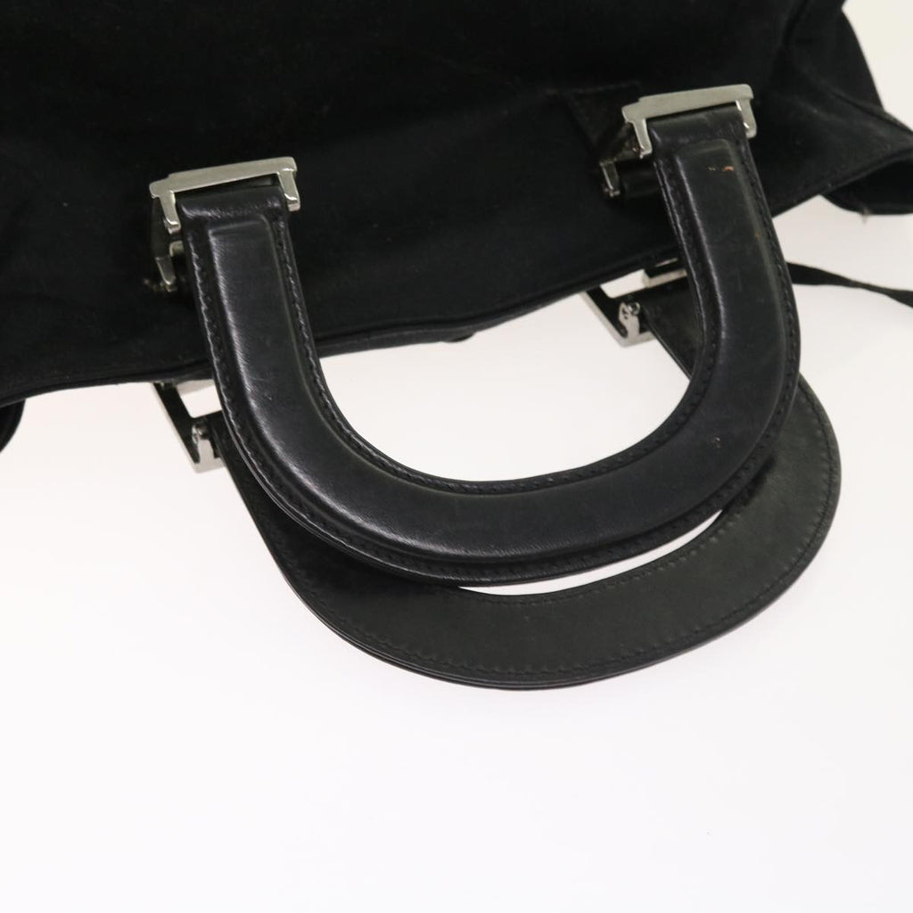 FENDI Hand Bag Nylon Black yk8577