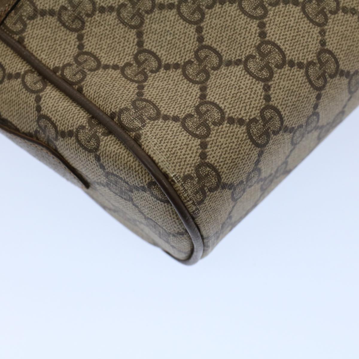 GUCCI GG Canvas Web Sherry Line Shoulder Bag Beige Red 56 02 088 yk8641