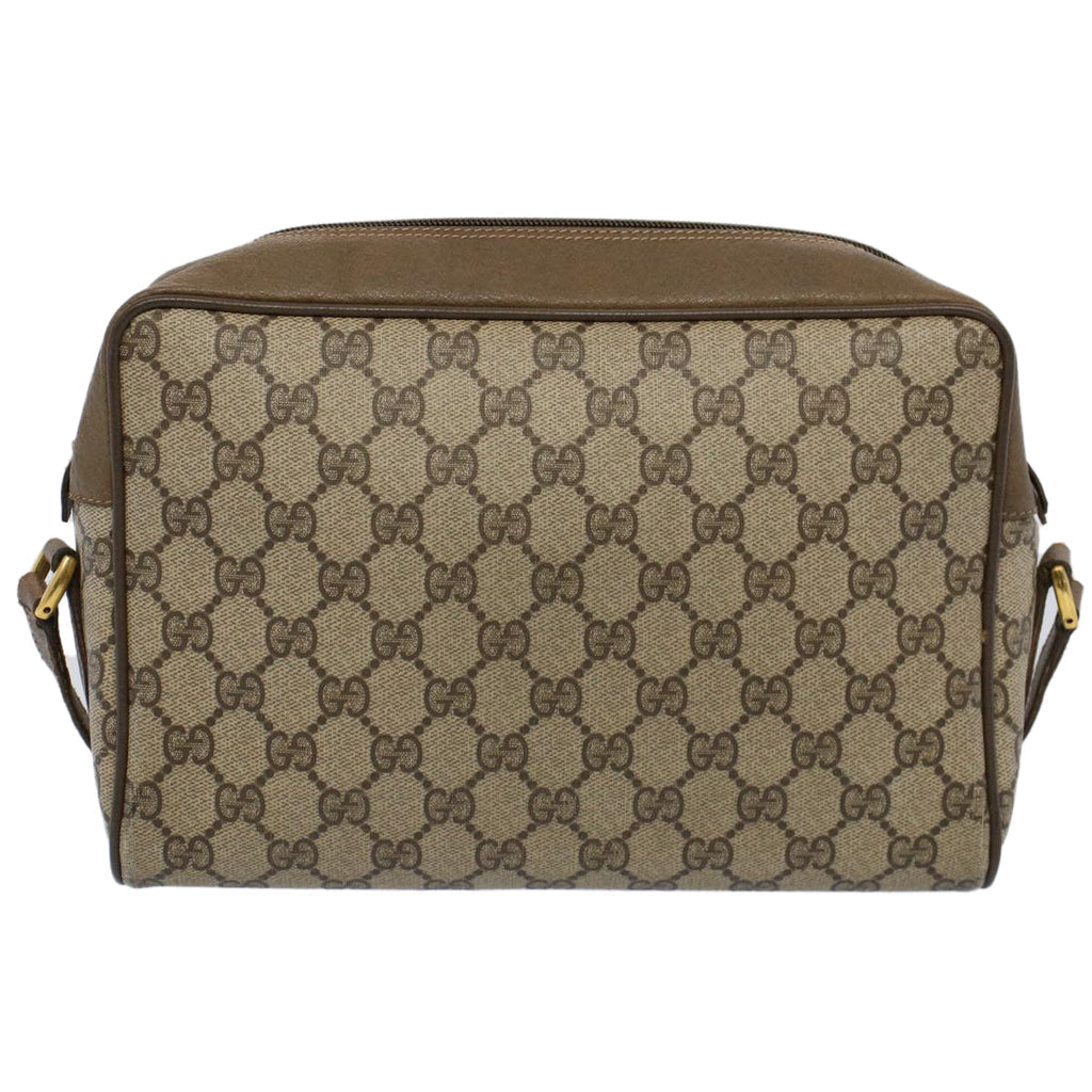 GUCCI GG Canvas Web Sherry Line Shoulder Bag Beige Red 56 02 088 yk8641