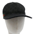 GUCCI GG Canvas Web Sherry Line Cap L Red Black Green 200035 yk8647