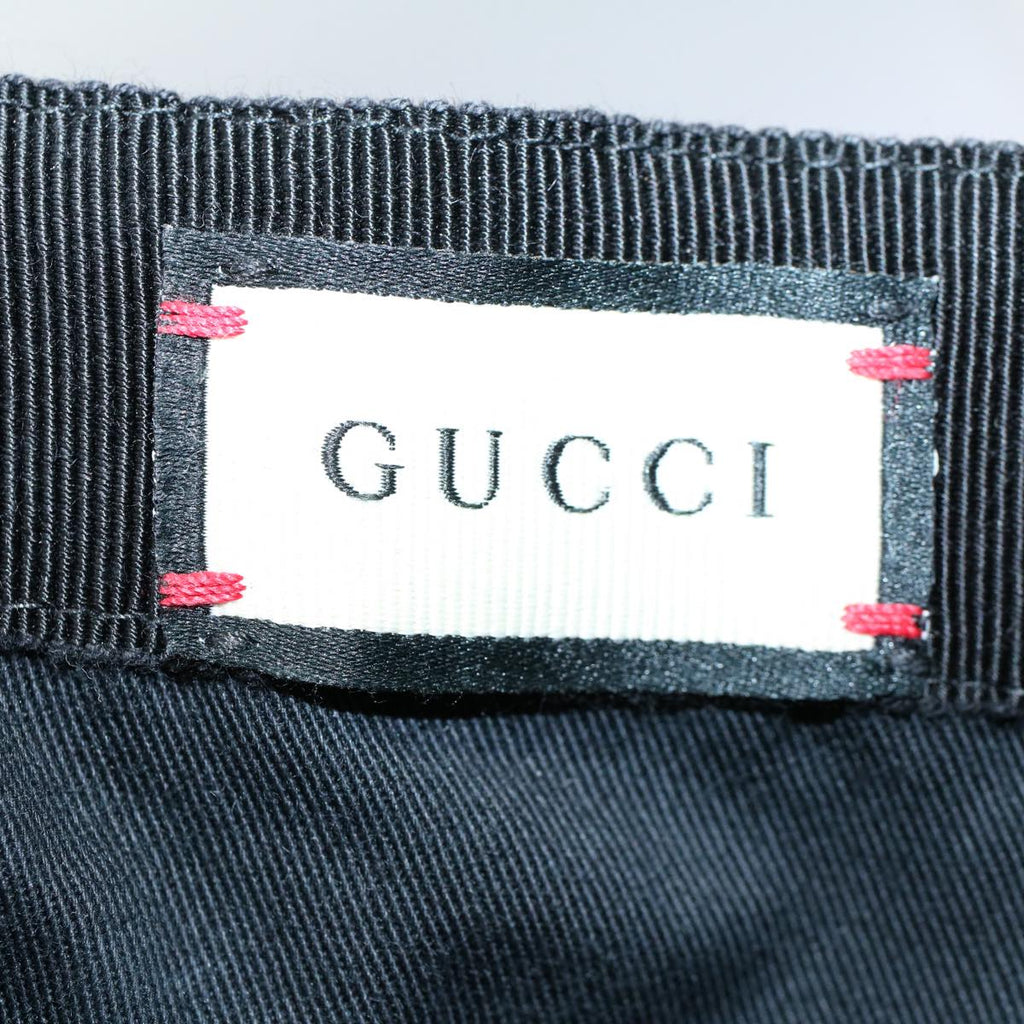 GUCCI GG Canvas Web Sherry Line Cap L Red Black Green 200035 yk8647