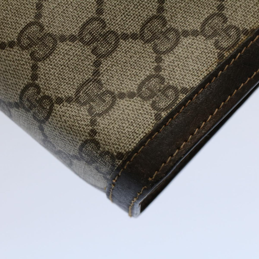 GUCCI GG Canvas Web Sherry Line Clutch Bag Beige Red 41 014 3087 25 yk8666