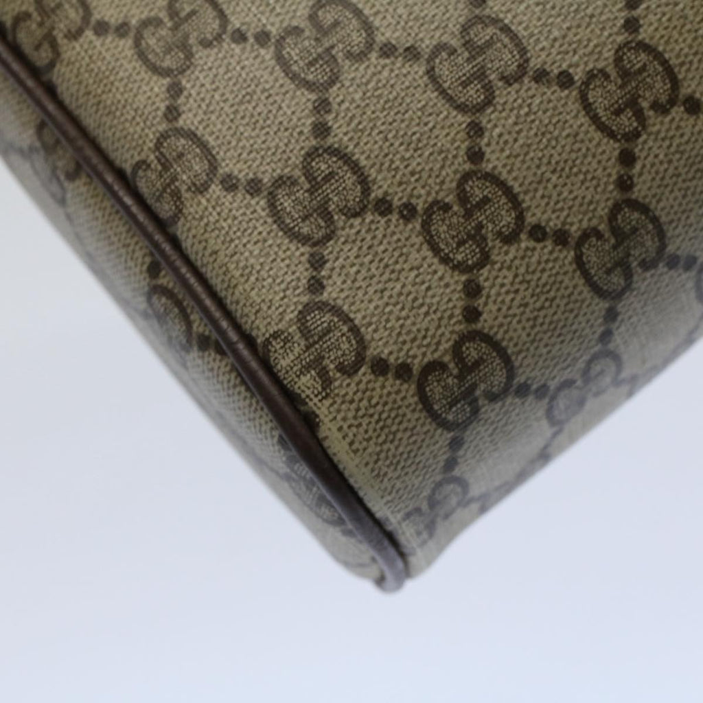 GUCCI GG Canvas Web Sherry Line Clutch Bag Beige Red 156 01 012 yk8670