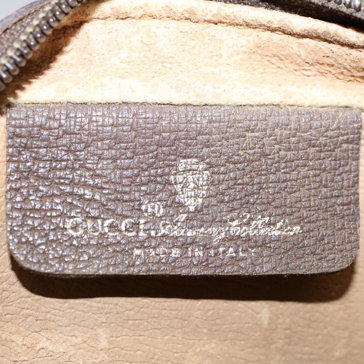 GUCCI GG Canvas Web Sherry Line Clutch Bag Beige Red 156 01 012 yk8670