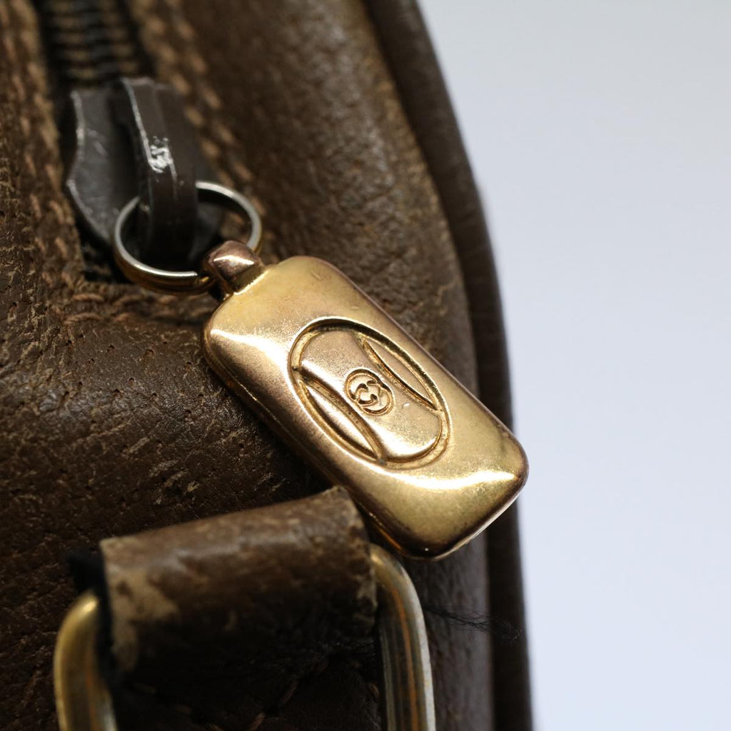 GUCCI GG Canvas Web Sherry Line Shoulder Bag Beige Red 116 02 055 yk8699