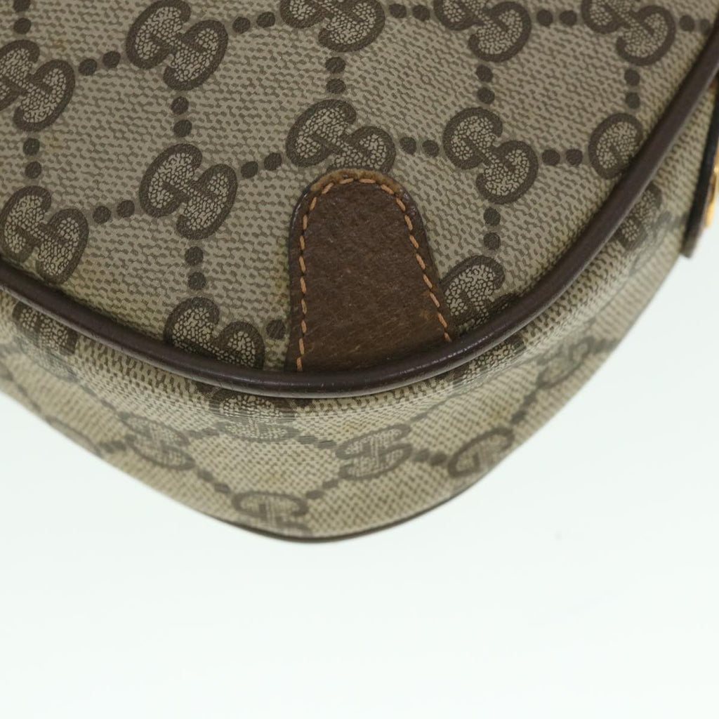 GUCCI GG Supreme Web Sherry Line Shoulder Bag Beige Red 156 02 066 yk8787