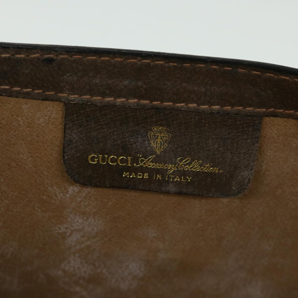 GUCCI GG Supreme Web Sherry Line Clutch Bag Beige Red 89 01 006 yk8795